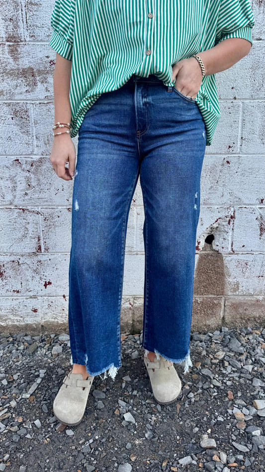 Hattie High Rise Cropped Jeans