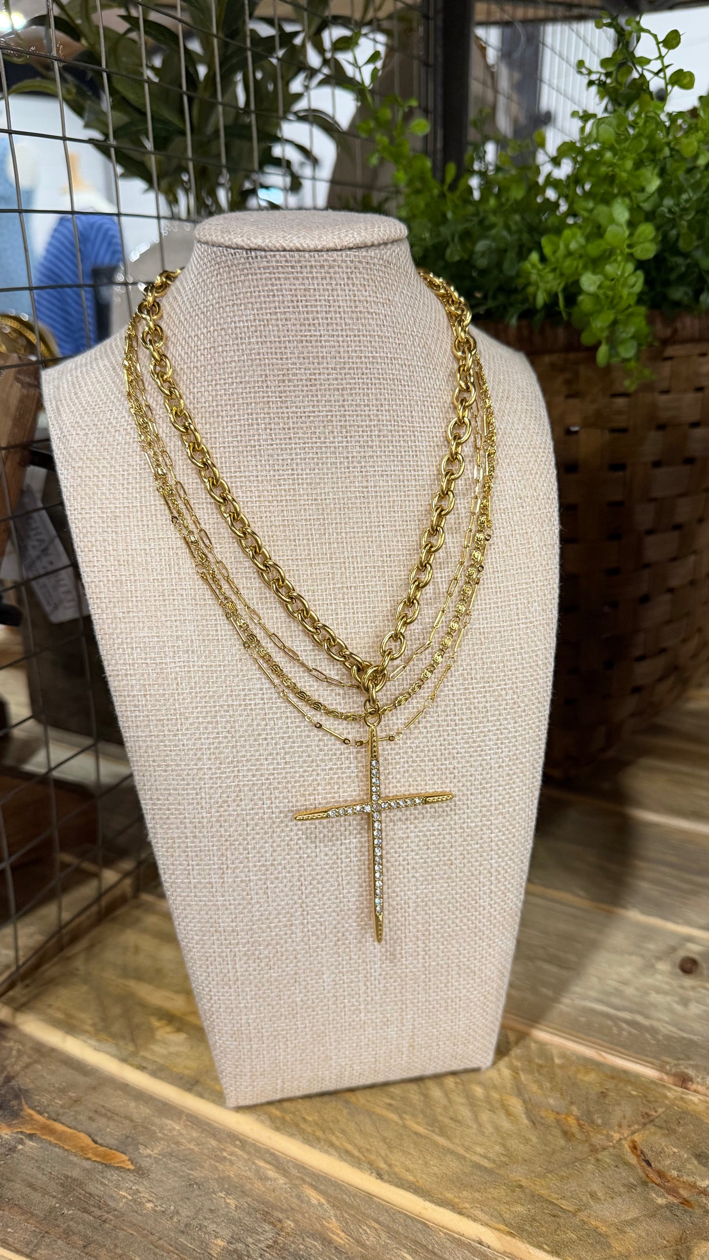 Luxe Cross Necklace