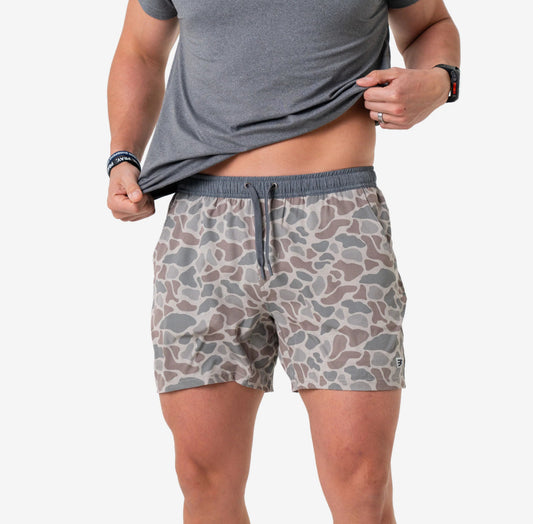 Burlebo Athletic Short -  Classic Deer Camo