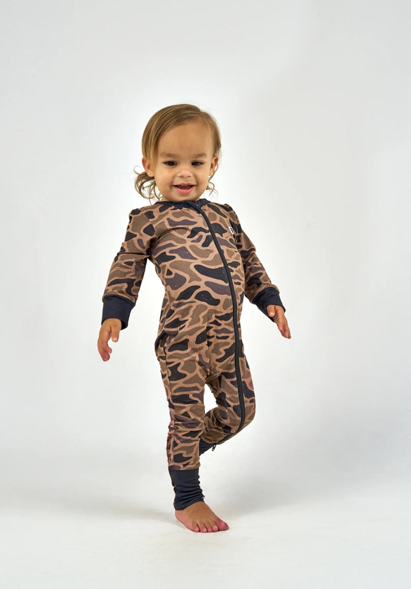 Burlebo Baby Zip Up - Gauge Camo