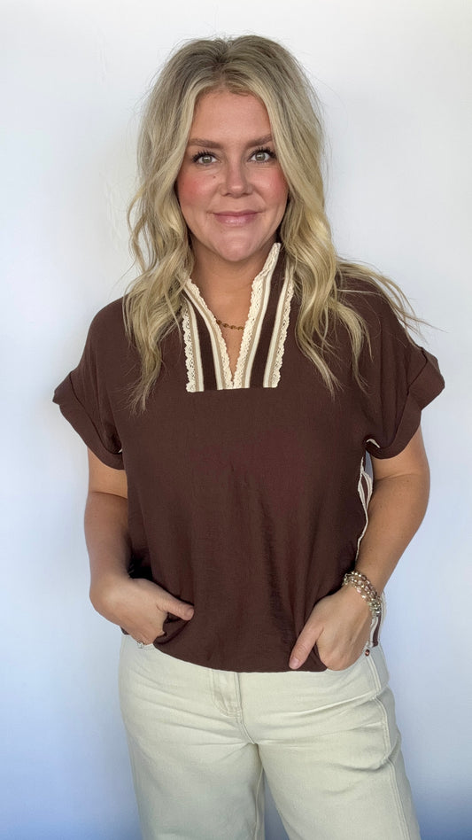Lucy Lace Detail Top
