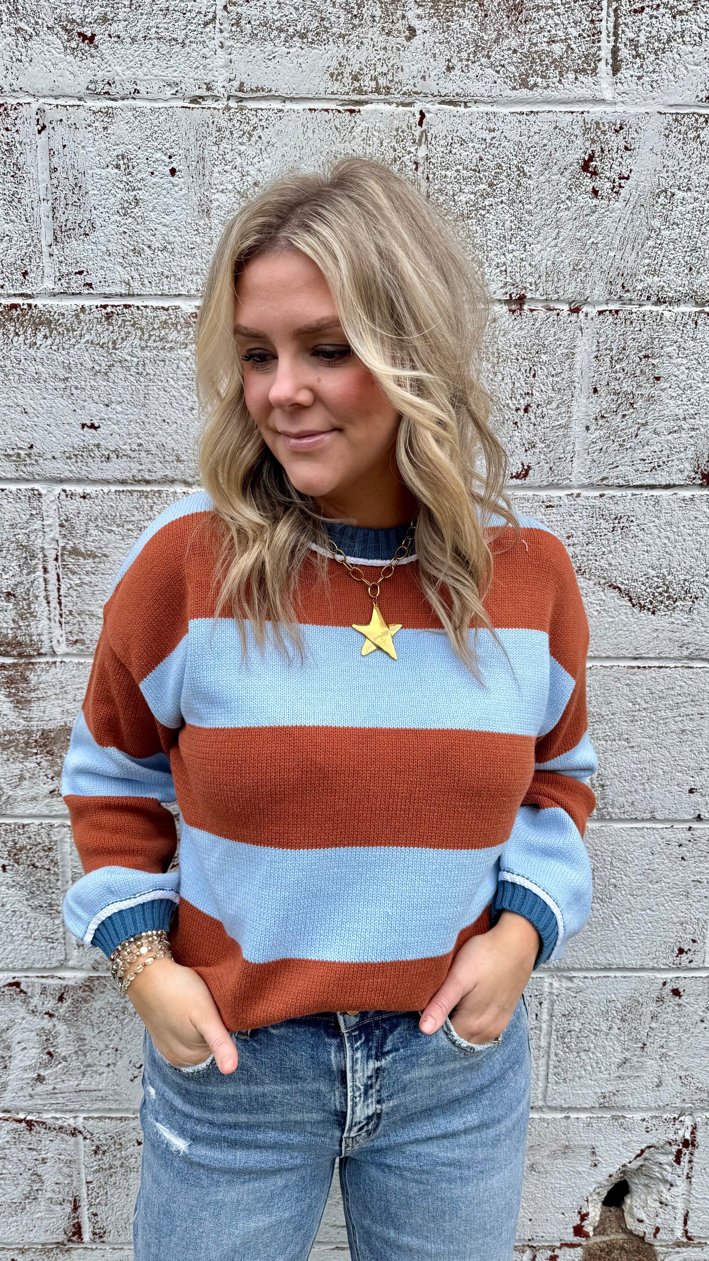 Color Block Cozy Sweater