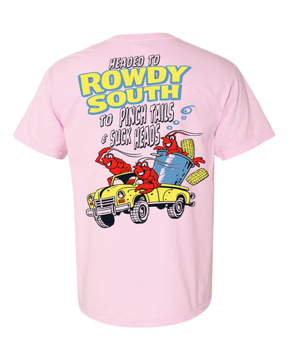 *Preorder* - Rowdy South Crawfish Tee (Pink)