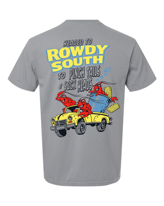 *Preorder* - Rowdy South Crawfish Tee (Grey)