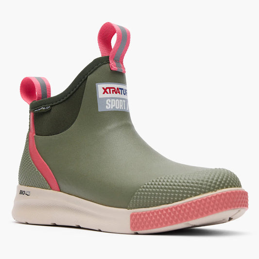 Xtratuf Women's Ankle Deck Boot Sport - Olive