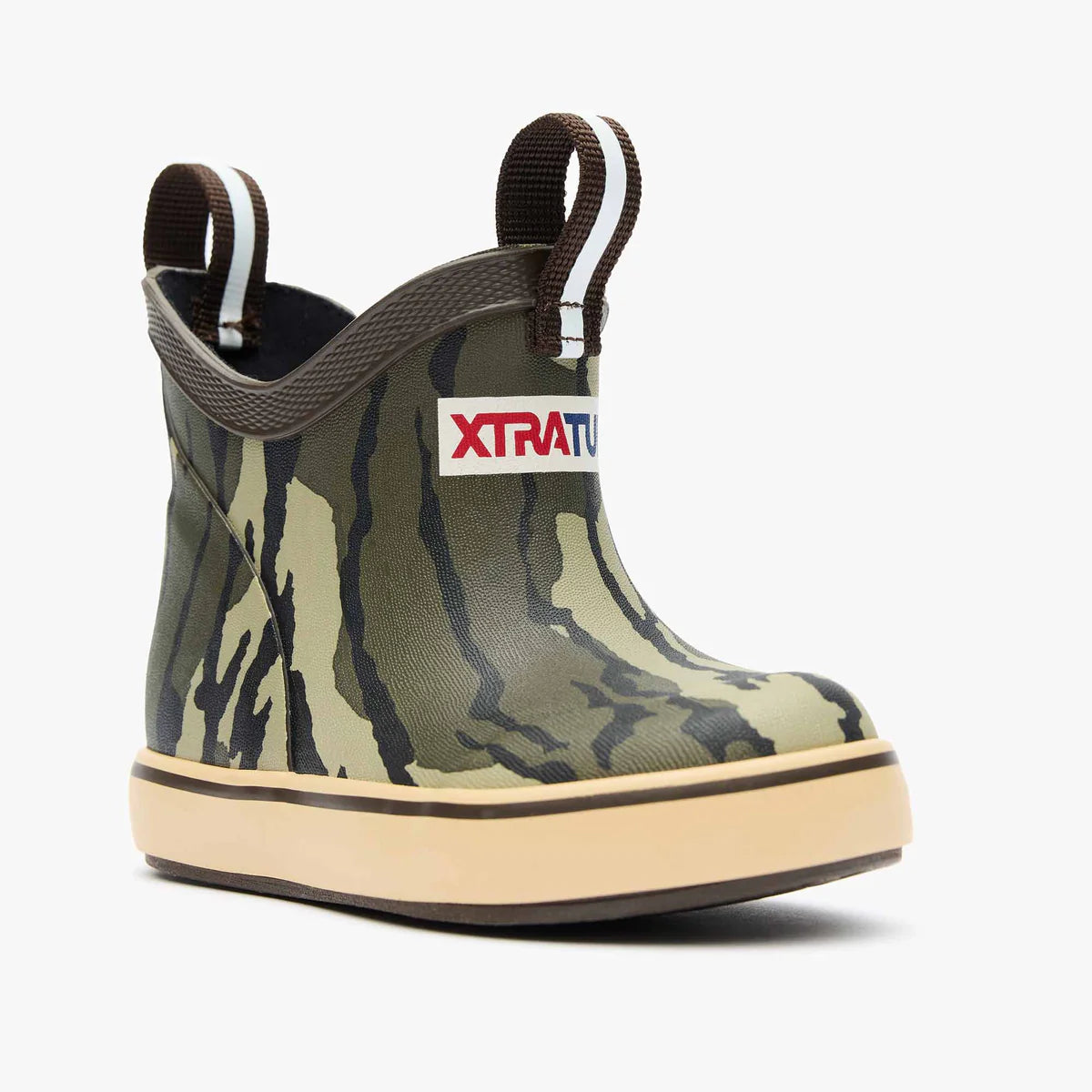 Xtratuf Kids' Mossy Oak® Bottomland Ankle Deck Boot
