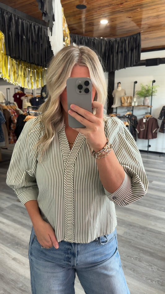 Sierra Striped Blouse
