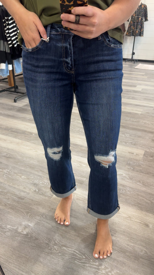 Courtney High Rise Cropped Jean