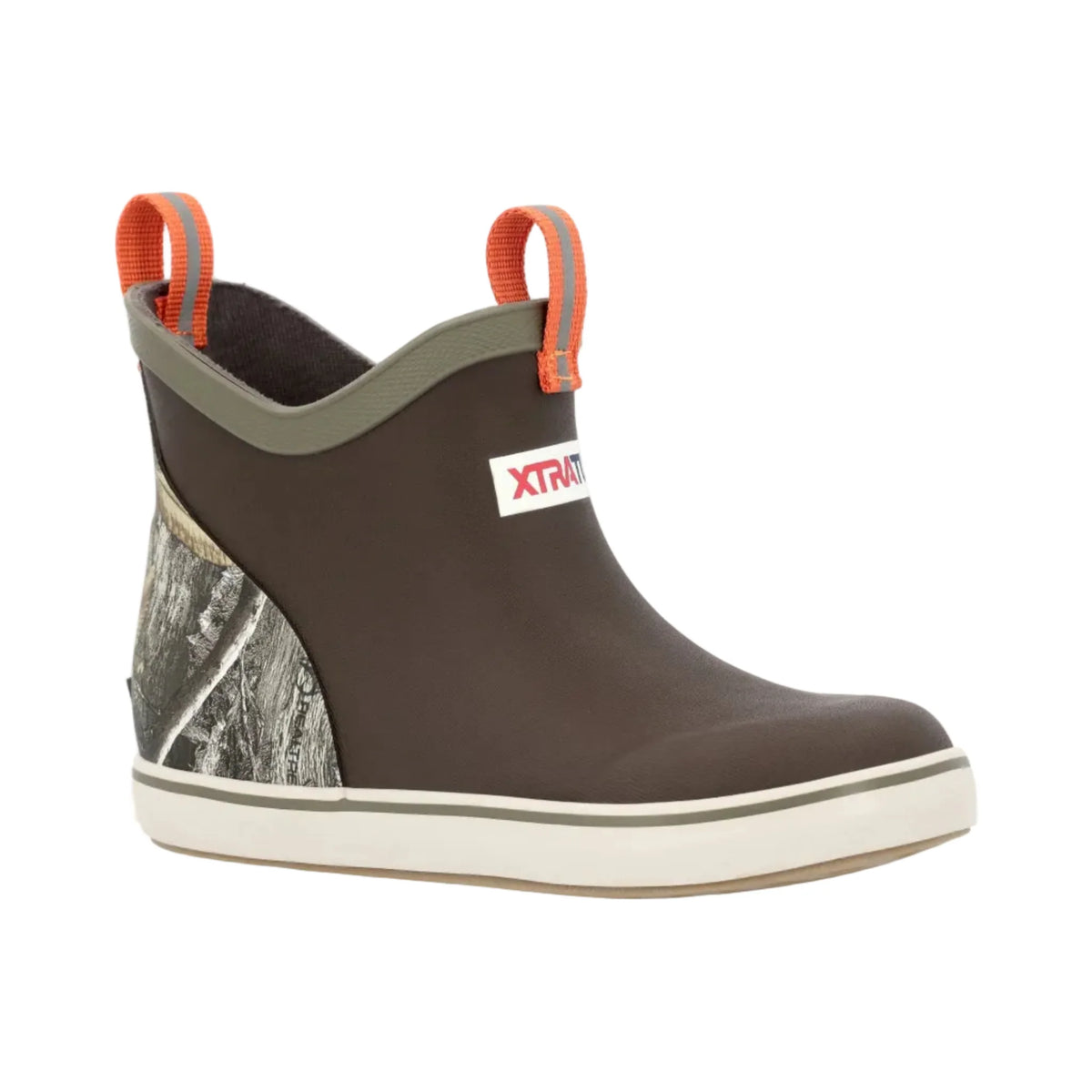 Xtratuf Kids Ankle Deck Boots - Dark Brown/ Realtree Edge