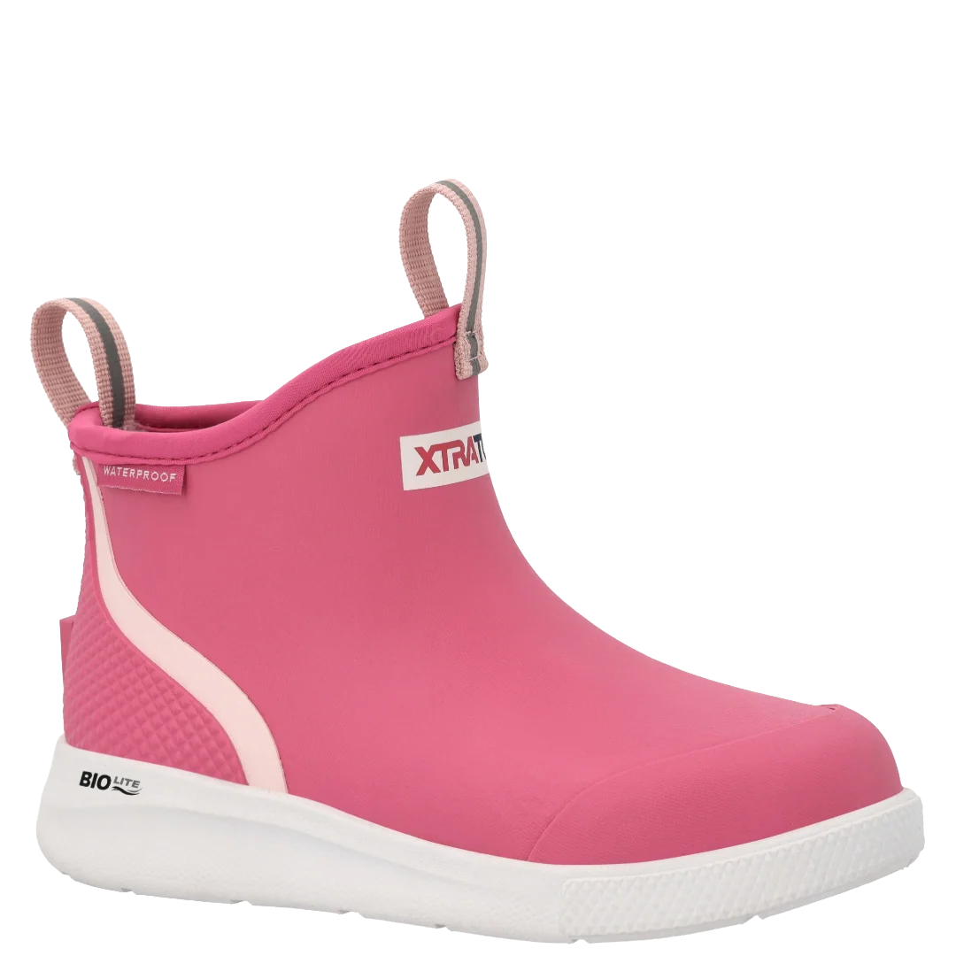 Xtratuf Kids Ankle Deck Sport - Hot Pink