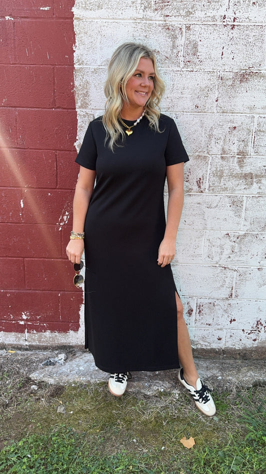 Spanx Dupe Maxi Dress - Black