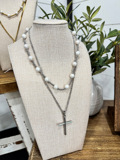 Large Cross Necklace