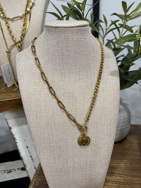 Lila Coin Necklace