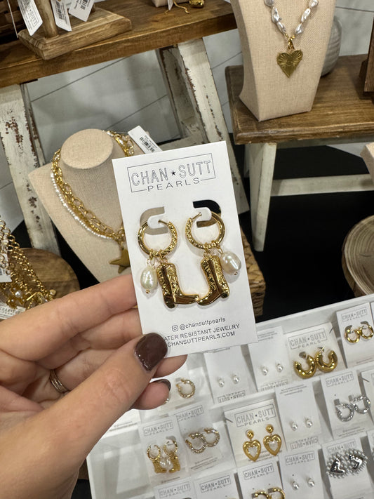 Cowgirl Boot Earrings