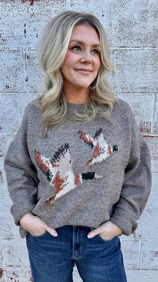Flying Ducks Sweater