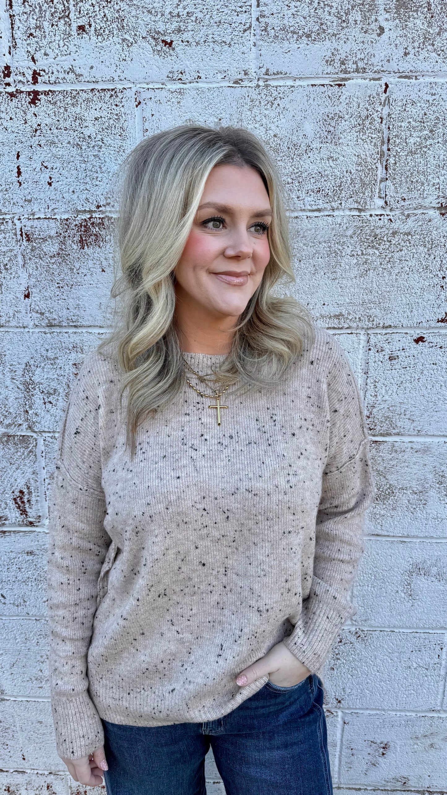 Speckled Sweater