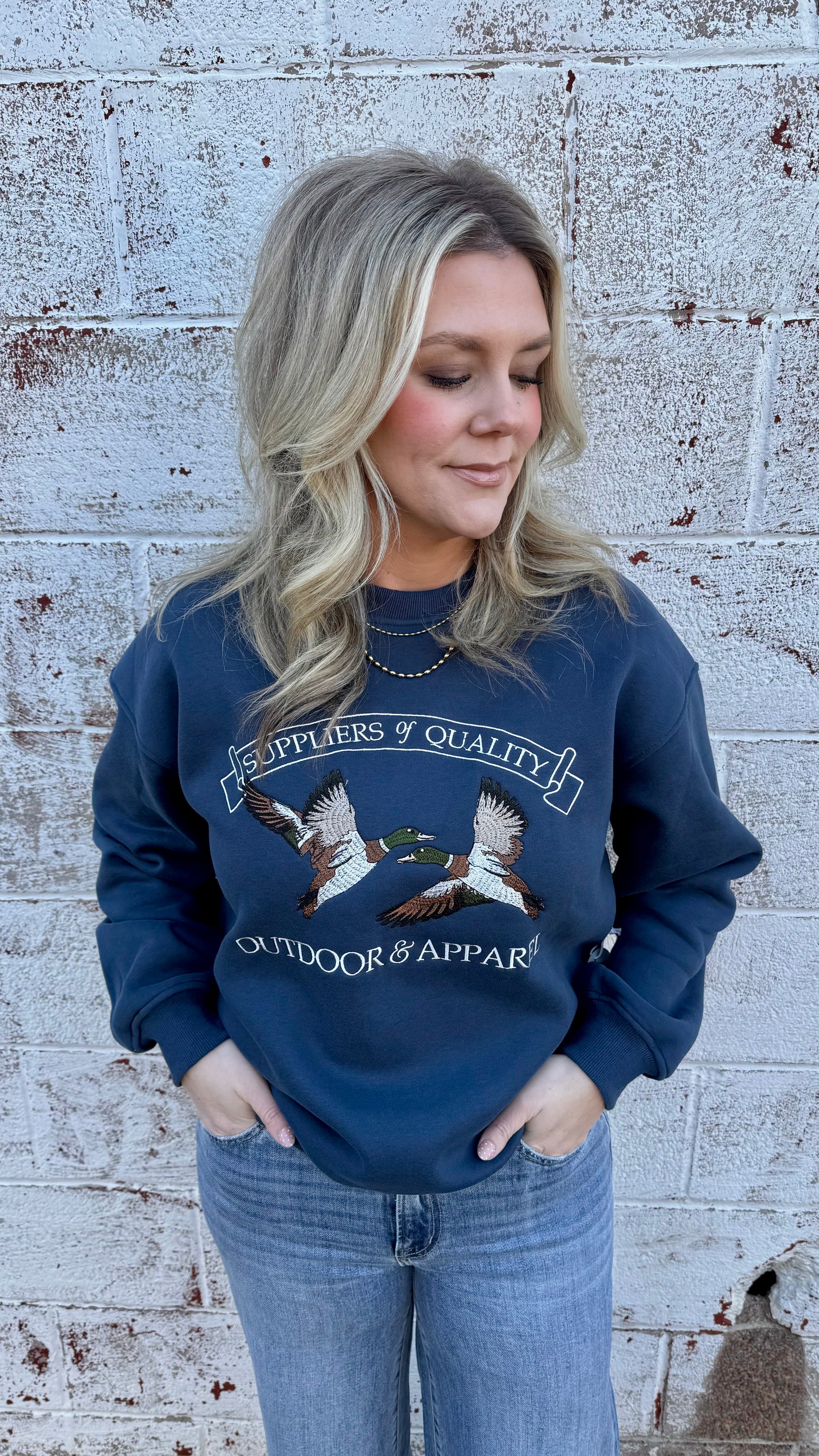 Ducks Graphic Sweatshirt