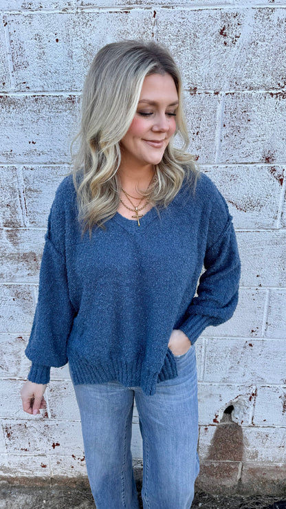 Shania Split Tunic Sweater
