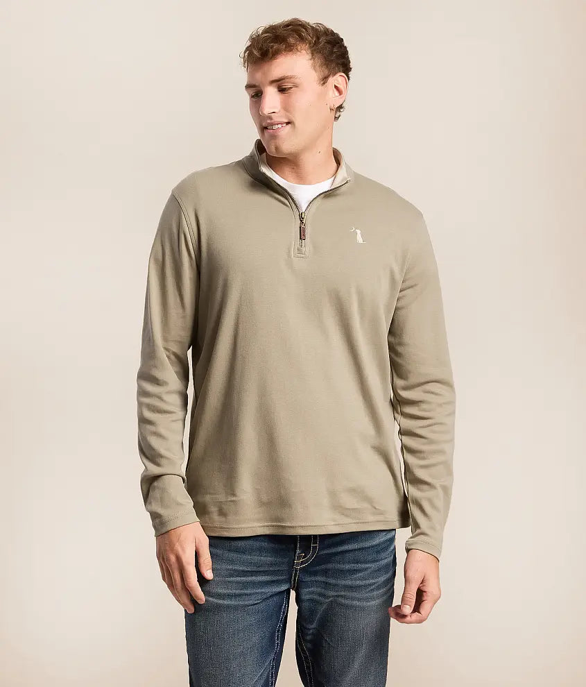 Local Boy Bentley Quarter Zip - Beige